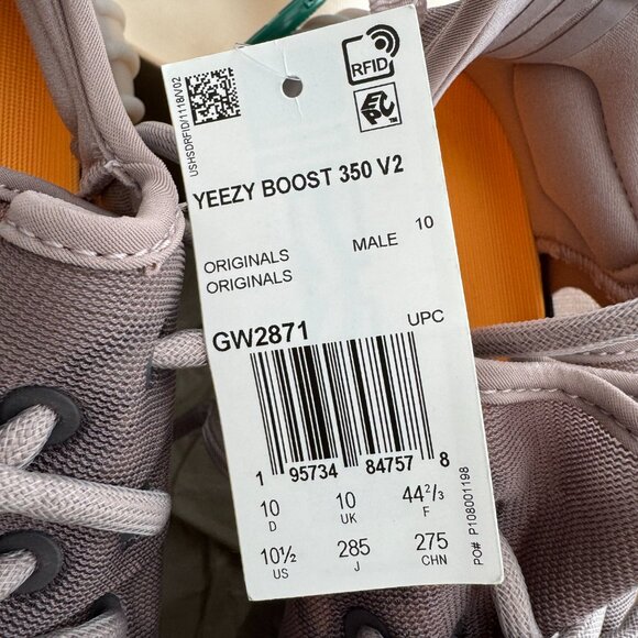 Adidas x Yeezy Boost 350 V2 in "Mono Mist", size 10.5 US - Picture 6 of 9